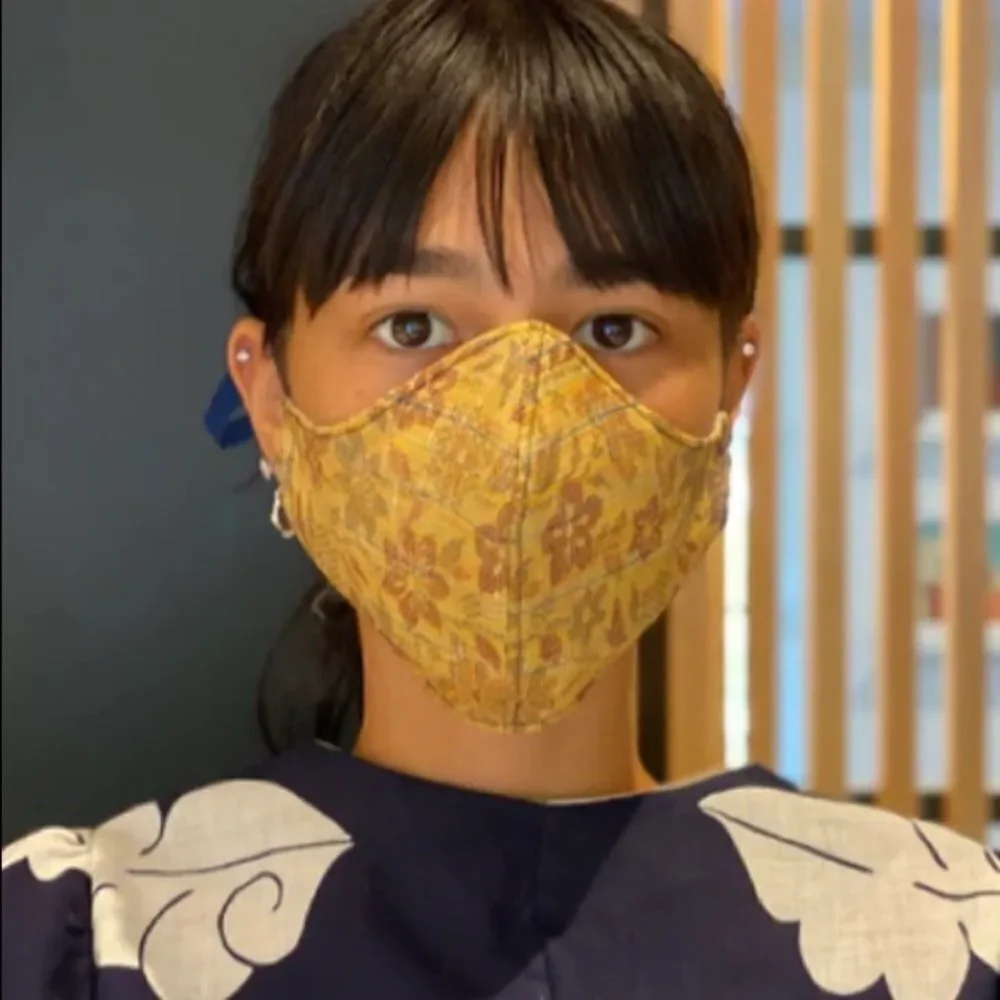 VPL for Athleta Japanese Vintage Kimono Face Mask!